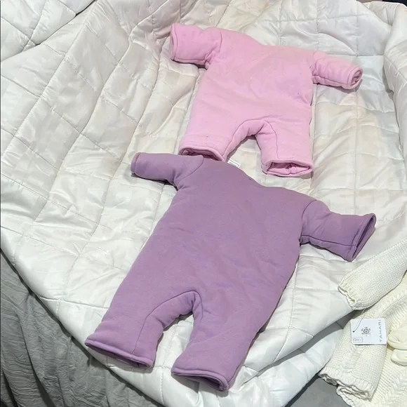 2 !! Merlin’s magic sleep suit 3-6 month purple pink - Picture 5 of 6